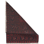 Afghan Handmade Wool Floor Mat 2.1x1.6 ft
