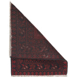 Afghan Handmade Wool Floor Mat 2.1x1.6 ft