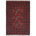 Cozy Nomadic Entry Wool Rug 2.1x1.5 ft