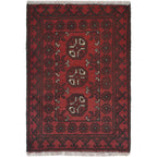 Cozy Nomadic Entry Wool Rug 2.1x1.5 ft