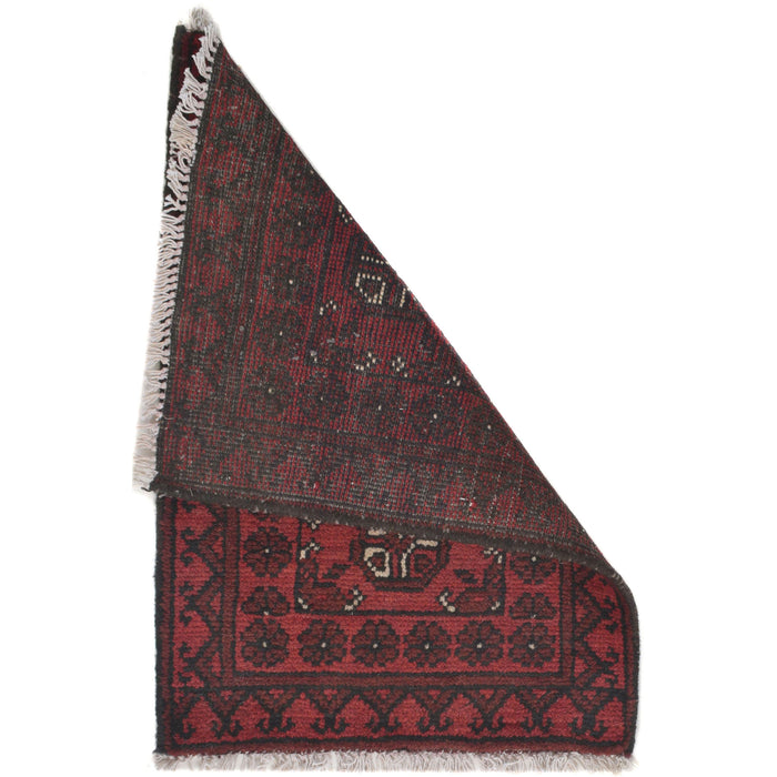 Cozy Nomadic Entry Wool Rug 2.1x1.5 ft