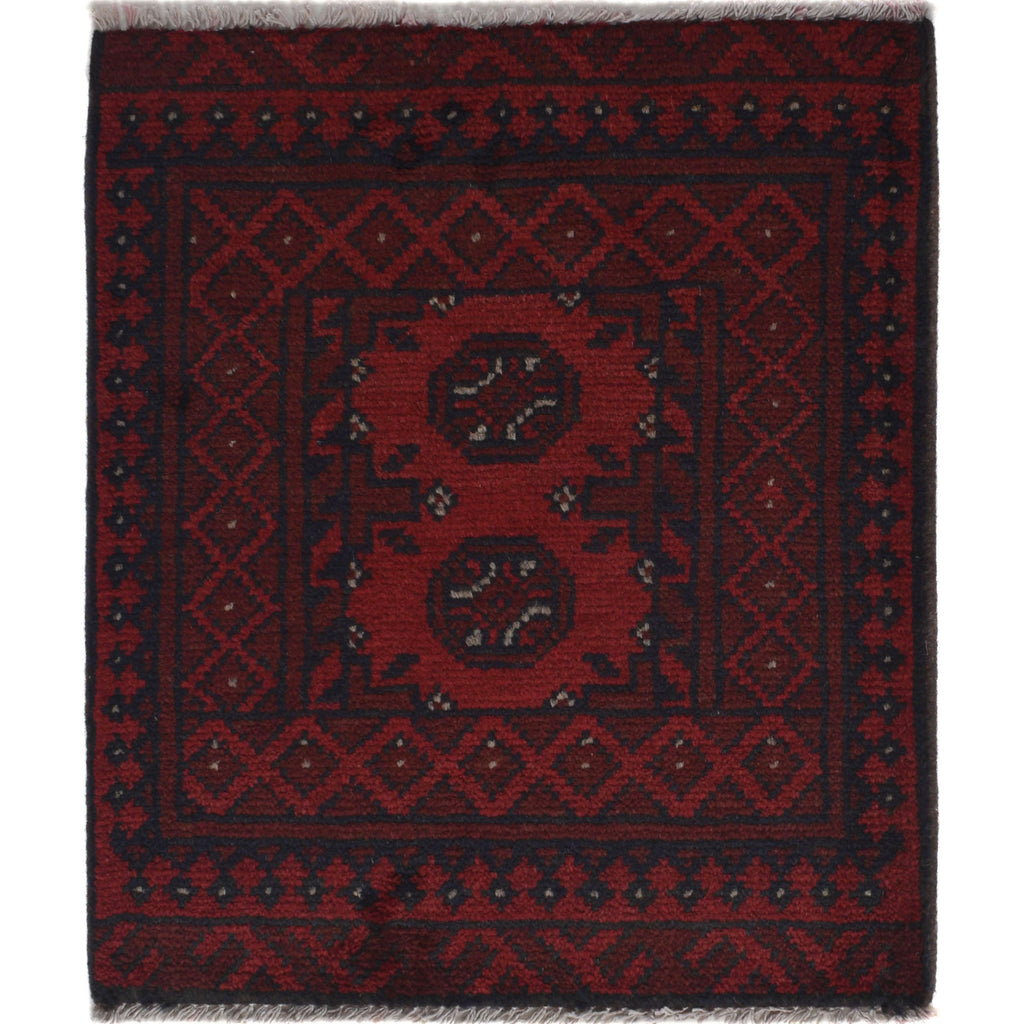 Afghan Artisan Soft Wool Doormat 1.9x1.7 ft