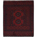 Afghan Artisan Soft Wool Doormat 1.9x1.7 ft