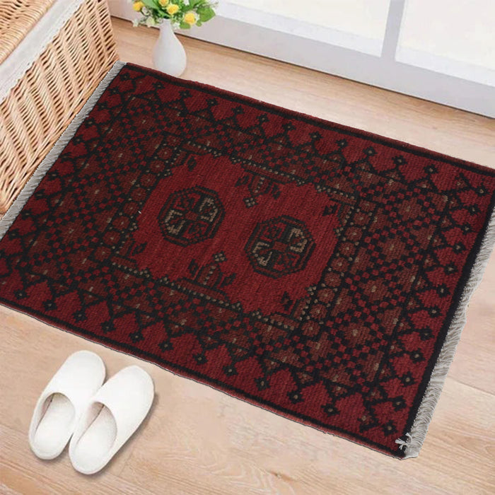 Ethnic Nomadic Soft Entry Rug 2x1.6 ft