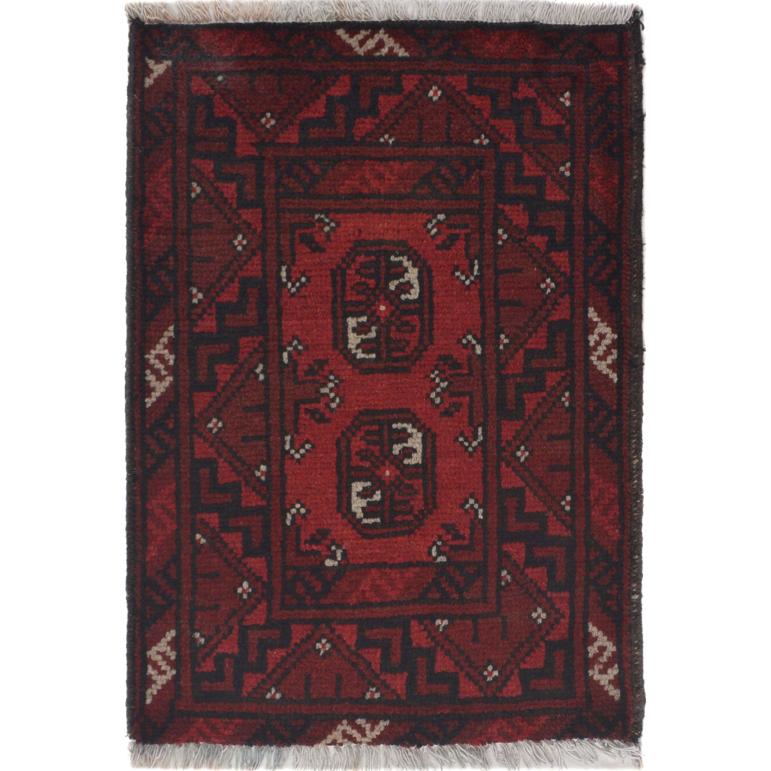 Handmade Wool Nomadic Mat 2.2x1.6 ft