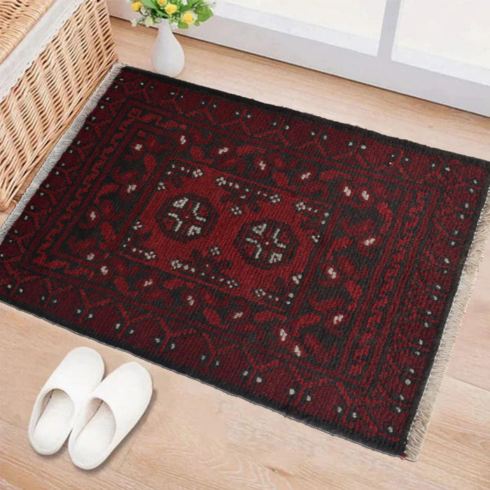 Afghan Wool Handloom Doormat 2x1.5 ft