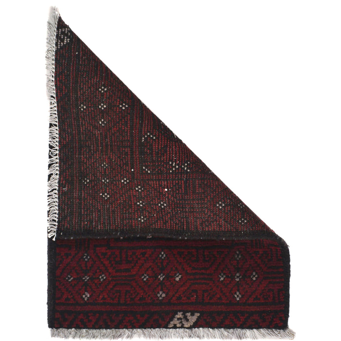 Mini Handcrafted Wool Entry Rug 2.2x1.6 ft