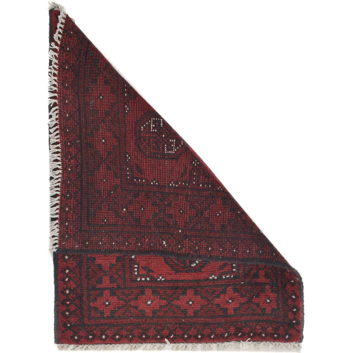 Ethnic Nomadic Wool Floor Mat 2.2x1.7 ft