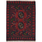 Wool Nomad Crafted Entry Rug 2x1.4 ft
