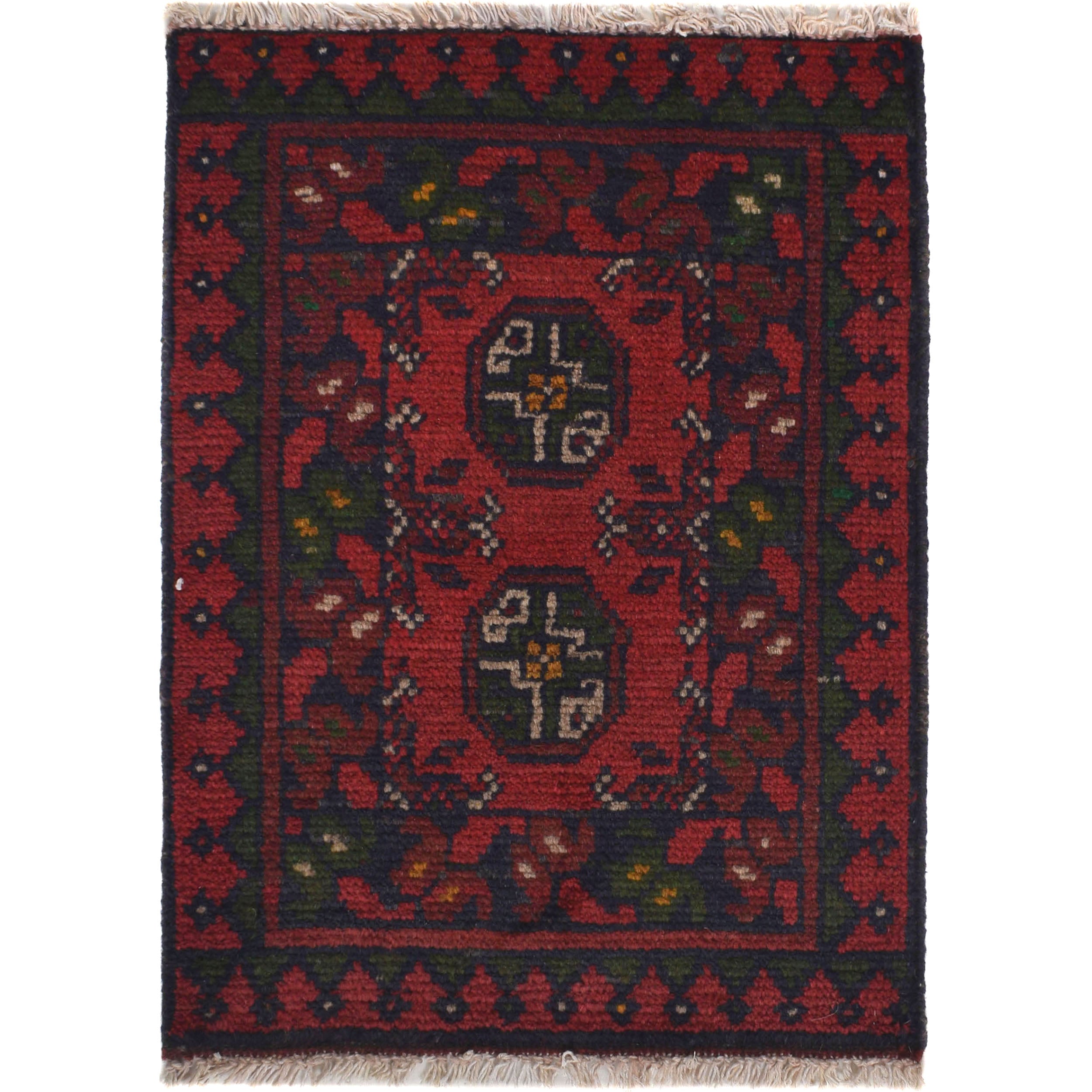 Wool Nomad Crafted Entry Rug 2x1.4 ft