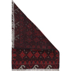 Mini Wool Ethnic Entry Rug 2.2x1.5 ft