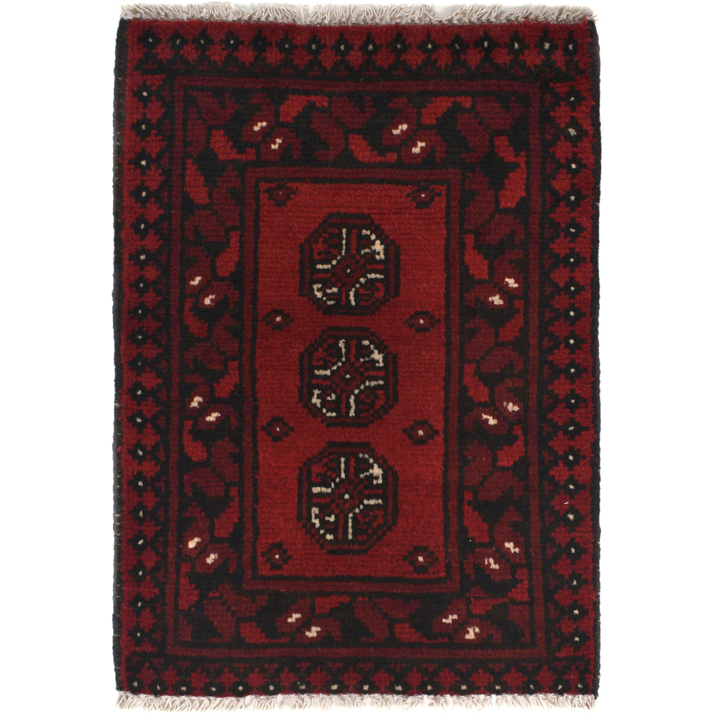 Nomadic Wool Artisan Floor Rug 2.2x1.5 ft