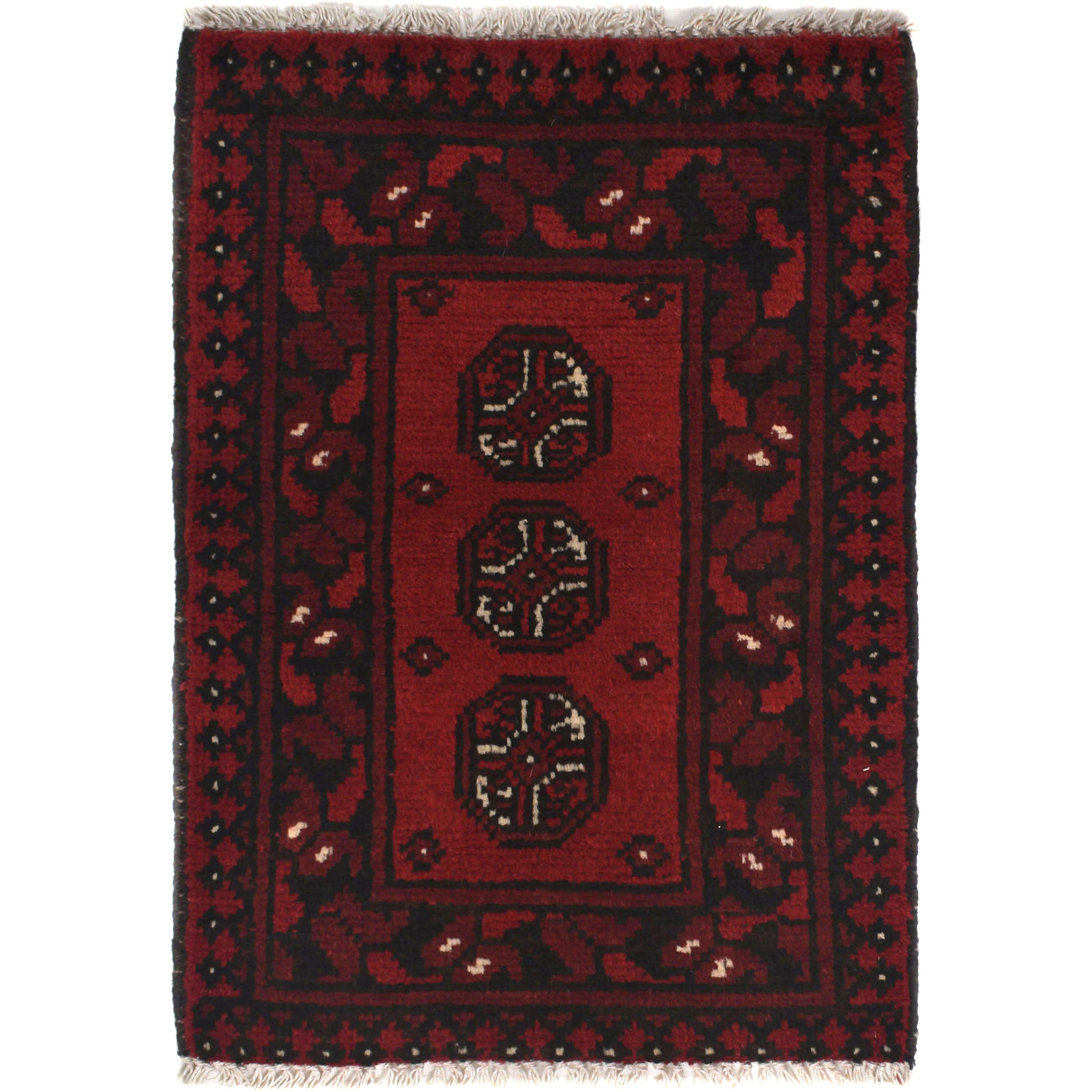 Nomadic Wool Artisan Floor Rug 2.2x1.5 ft