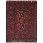 Wool Handmade Afghan Door Mat 2.1x1.7 ft