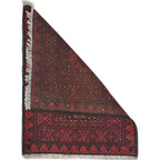 Wool Handmade Afghan Door Mat 2.1x1.7 ft