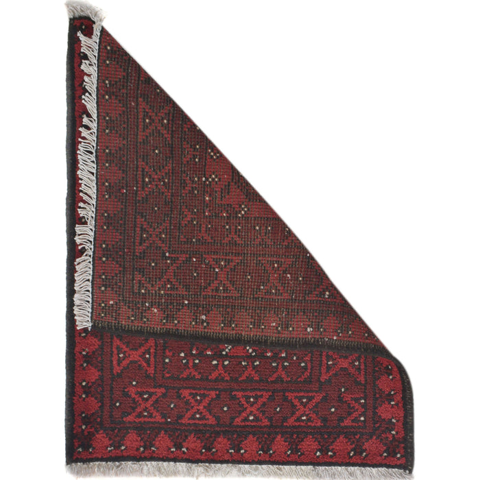 Wool Handmade Afghan Door Mat 2.1x1.7 ft