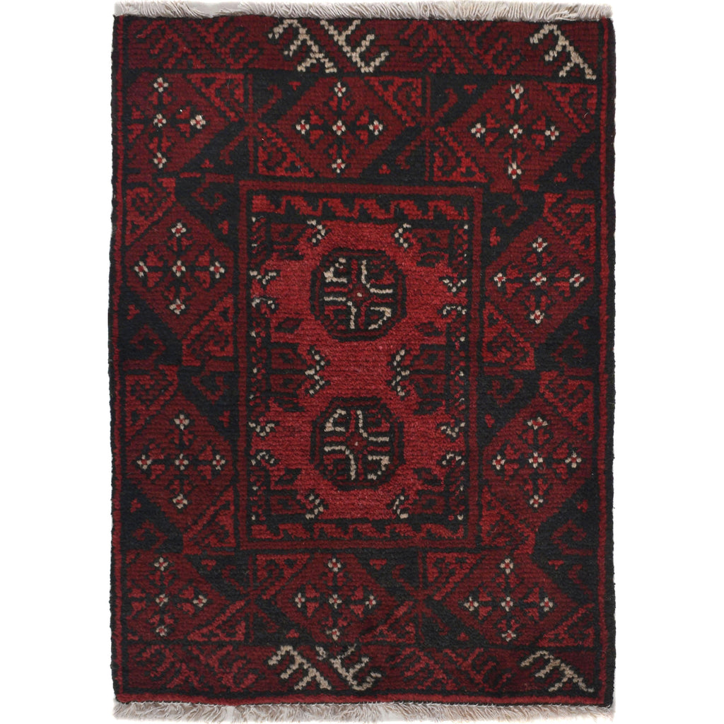 Cozy Wool Afghan Doormat 2.2x1.6 ft