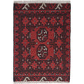 Soft Mini Ethnic Wool Rug 2x1.5 ft
