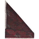 Afghan Nomadic Wool Craft Rug 2x1.6 ft