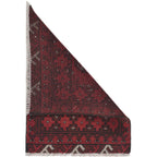 Wool Tribal Entryway Mini Rug 2.1x1.6 ft