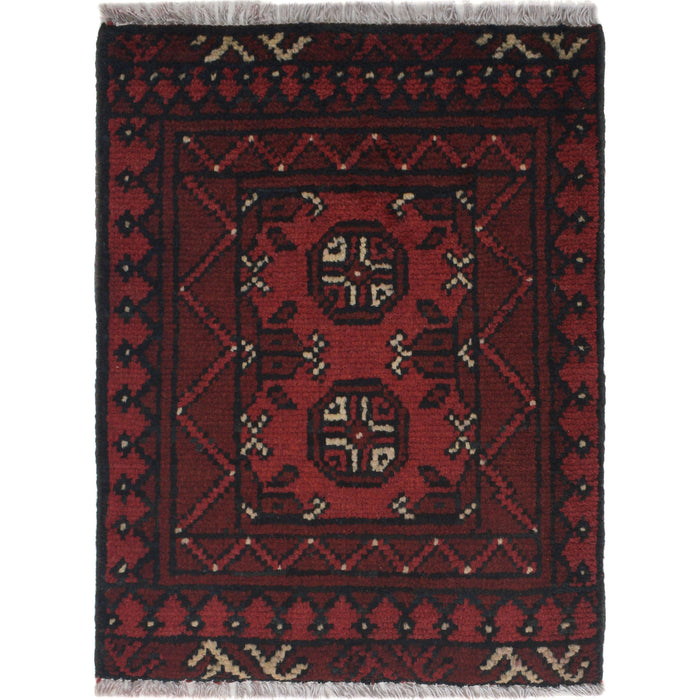 Afghan Wool Soft Floor Rug 2.2x1.7 ft