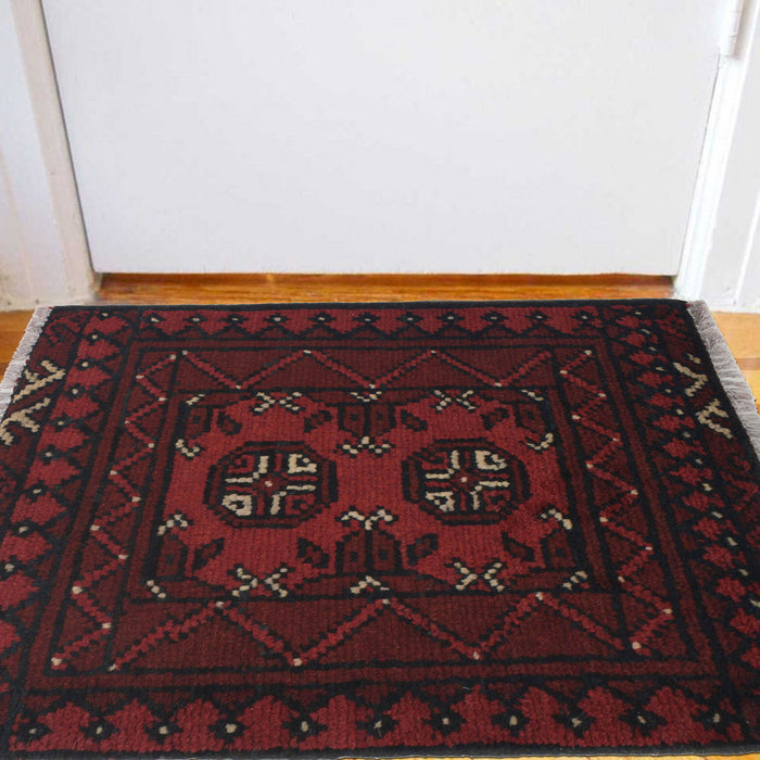Afghan Wool Soft Floor Rug 2.2x1.7 ft